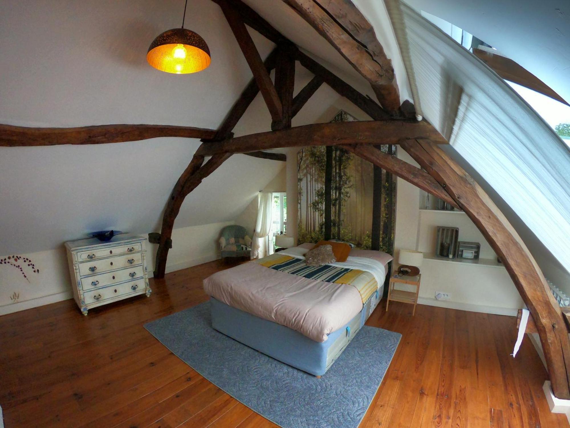 Traditional Longere Farmhouse At La Fortinerie Mouliherne Bagian luar foto