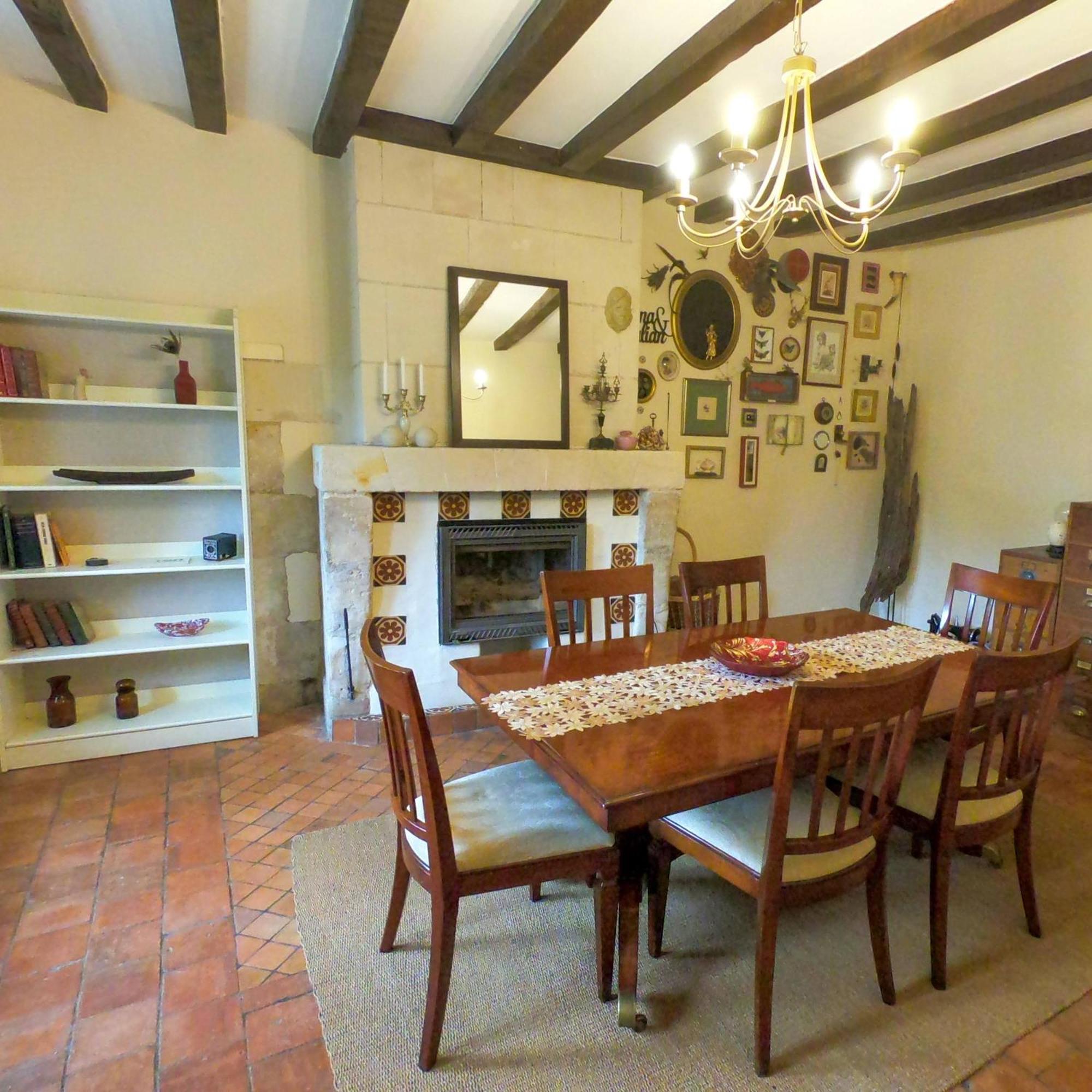 Traditional Longere Farmhouse At La Fortinerie Mouliherne Bagian luar foto