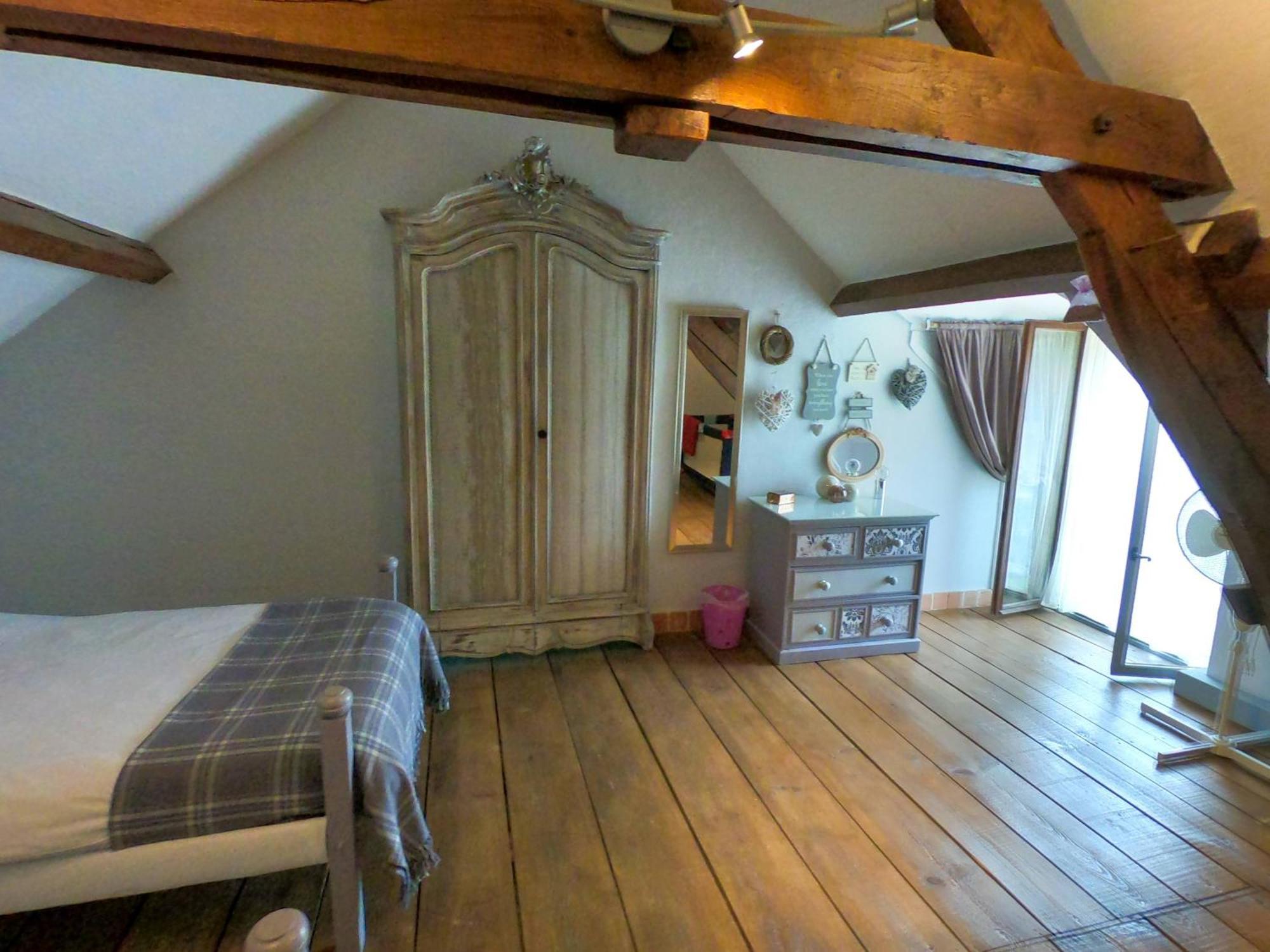 Traditional Longere Farmhouse At La Fortinerie Mouliherne Bagian luar foto